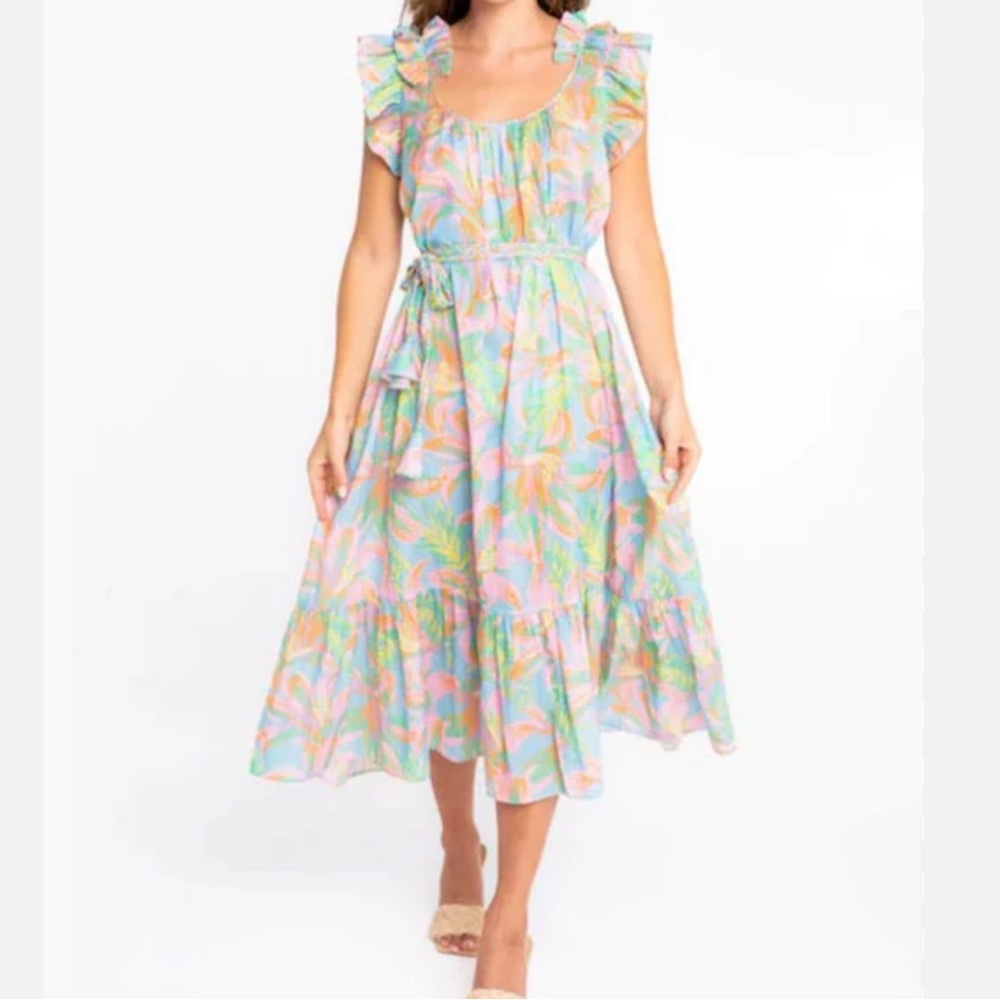 ALDEN ADAIR LILAH DRESS SIZE MEDIUM FEMININE DAINTY ROMANTIC DATE EVENT